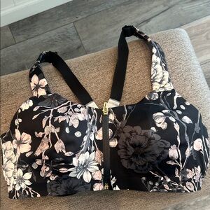Victoria's Secret Black Floral Bra